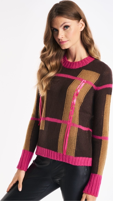 Sweter Ochnik w bożonarodzeniowy wzór