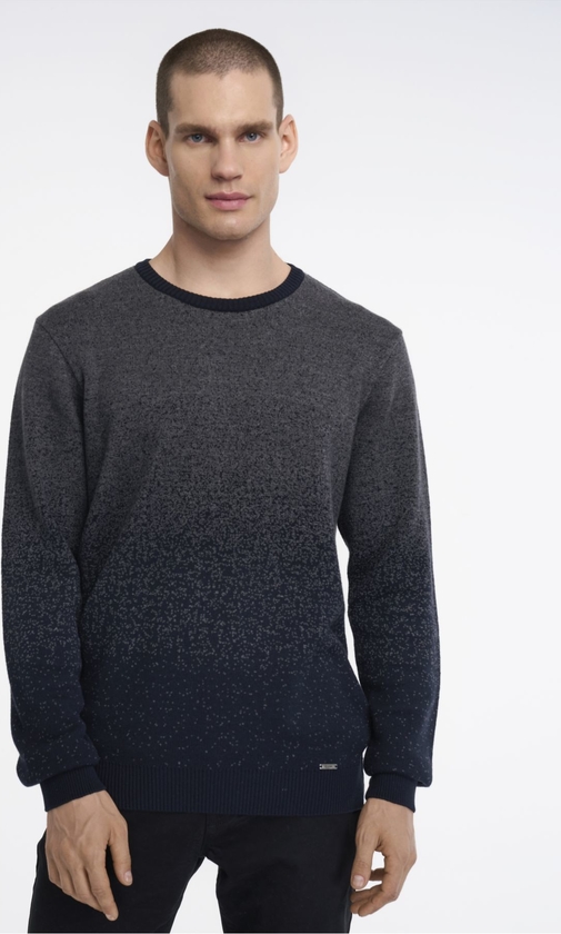 Sweter Ochnik z bawełny z okrągłym dekoltem w stylu casual