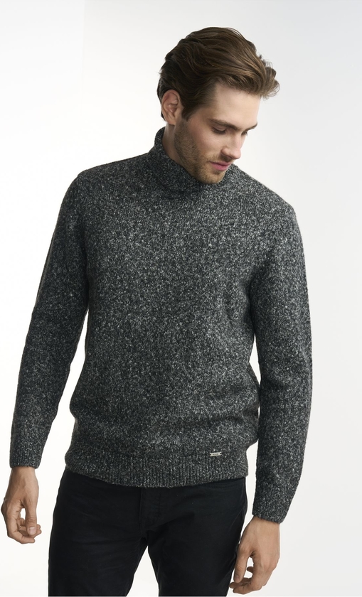 Sweter Ochnik z golfem w stylu casual z bawełny
