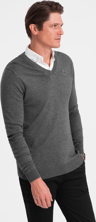Sweter Ombre w stylu casual z bawełny