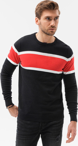 Sweter Ombre z okrągłym dekoltem w stylu casual