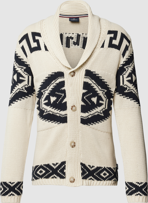 Sweter Peek&Cloppenburg ze stójką z bawełny w młodzieżowym stylu