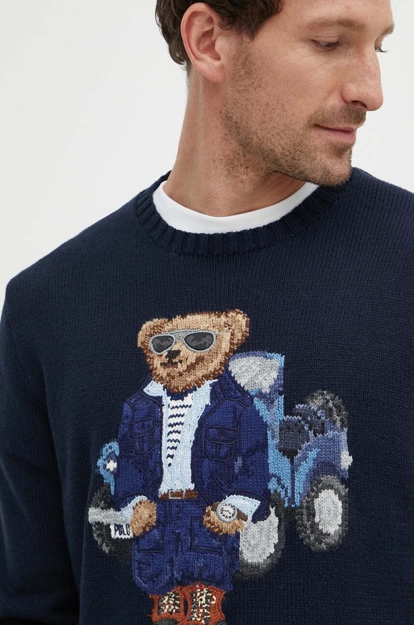Sweter POLO RALPH LAUREN z bawełny w młodzieżowym stylu