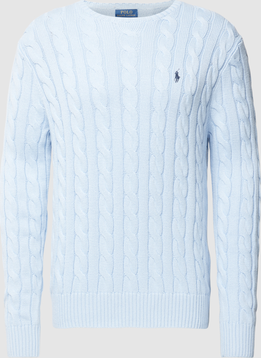 Sweter POLO RALPH LAUREN z bawełny z okrągłym dekoltem w stylu casual
