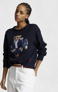 Sweter POLO RALPH LAUREN z nadrukiem w stylu casual