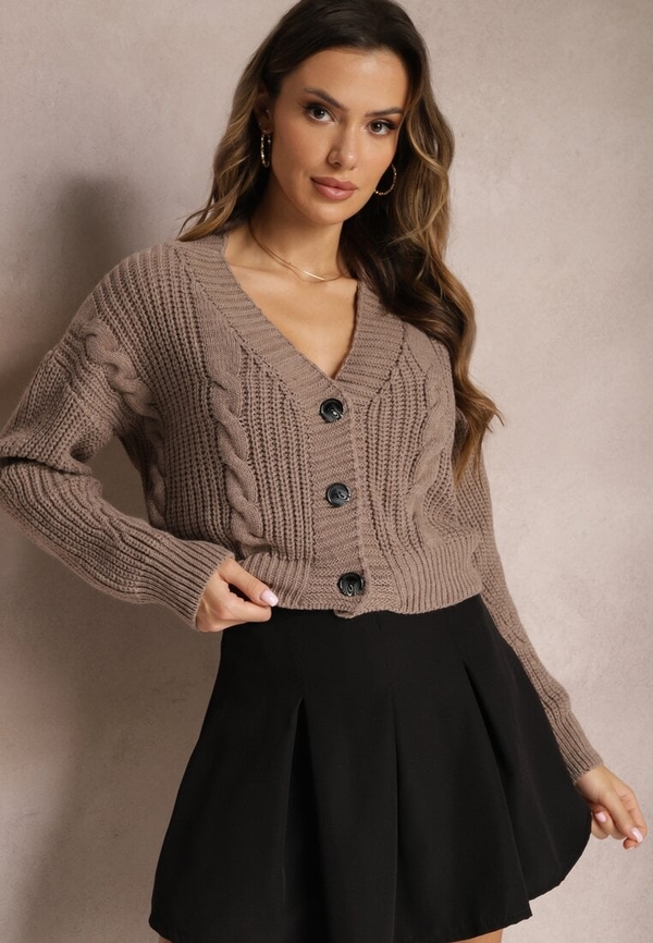 Sweter Renee w stylu casual z tkaniny