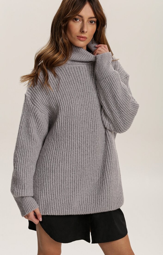 Sweter Renee w stylu casual z wełny