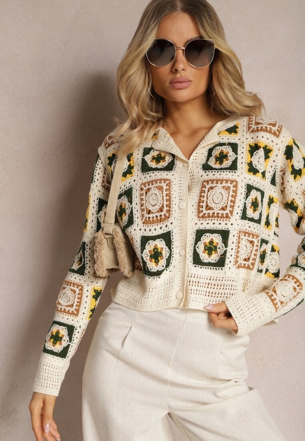Sweter Renee z bawełny w stylu casual