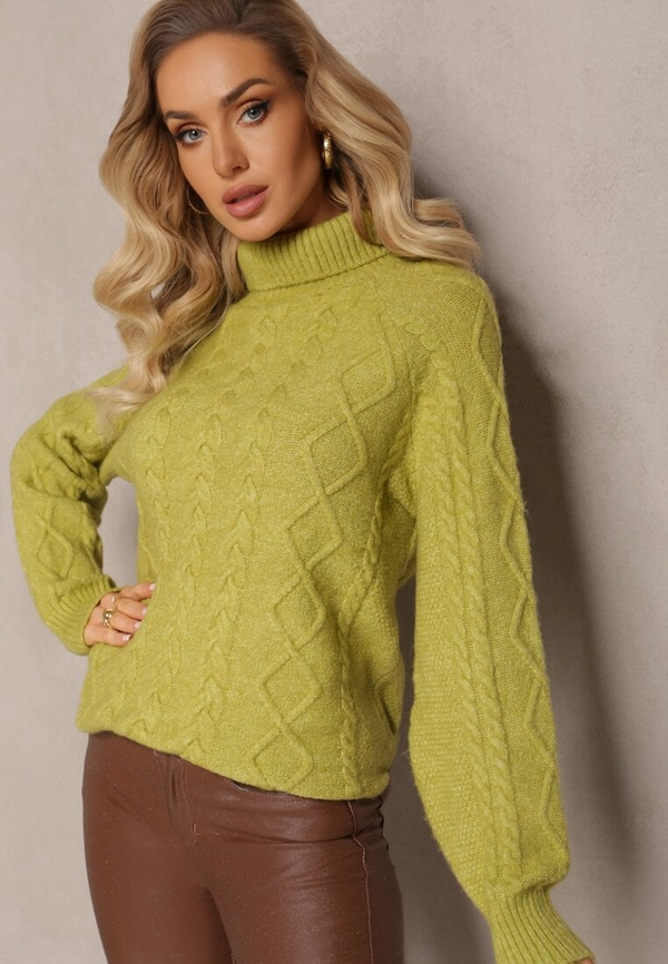 Sweter Renee z tkaniny w stylu casual