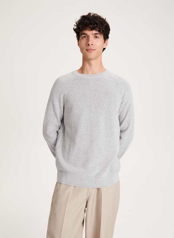 Sweter Reserved w stylu casual z bawełny
