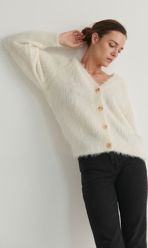 Sweter Reserved w stylu casual z wełny
