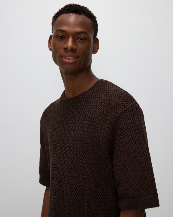 Sweter Reserved z okrągłym dekoltem z bawełny w stylu casual