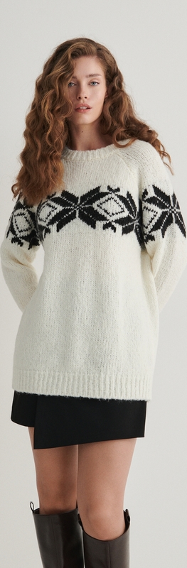 Sweter Reserved z tkaniny