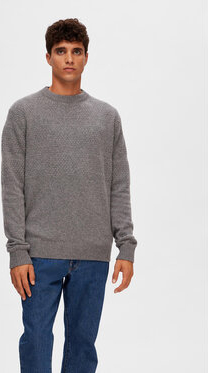 Sweter Selected Homme w stylu casual z okrągłym dekoltem