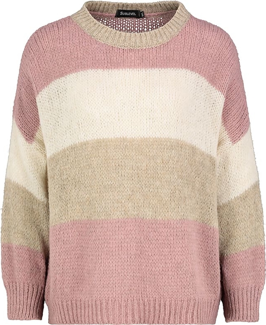 Sweter SUBLEVEL w stylu casual z wełny