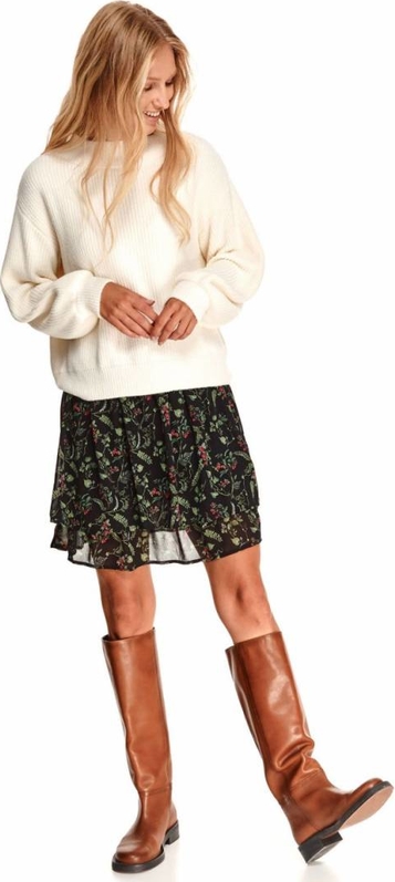 Sweter Top Secret z dzianiny w stylu casual
