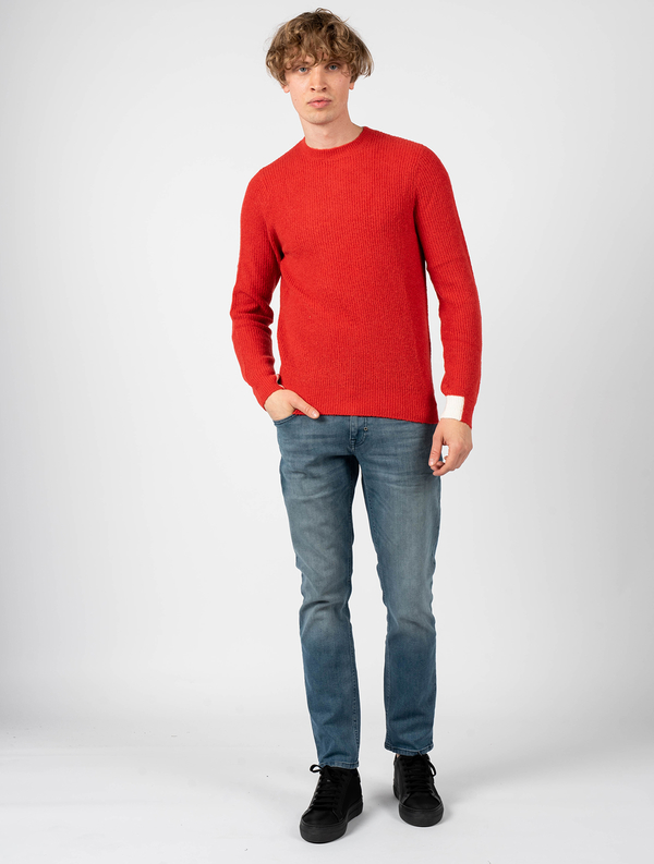 Sweter ubierzsie.com z okrągłym dekoltem z wełny