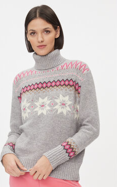 Sweter United Colors Of Benetton w bożonarodzeniowy wzór