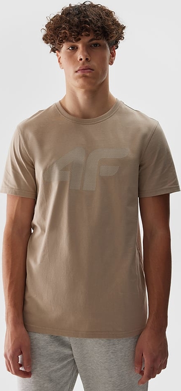 T-shirt 4F w sportowym stylu z bawełny