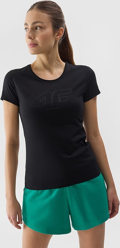 T-shirt 4F w sportowym stylu z bawełny