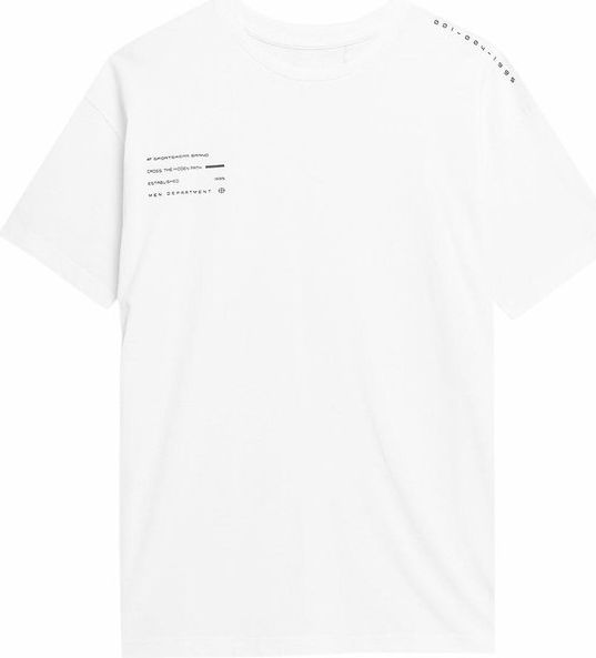 T-shirt 4F w sportowym stylu z krótkim rękawem