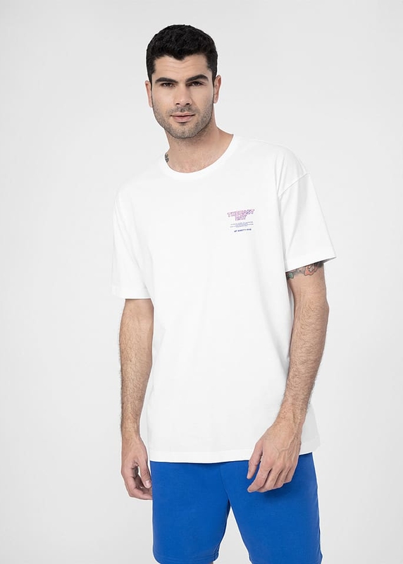 T-shirt 4F z bawełny z krótkim rękawem w sportowym stylu
