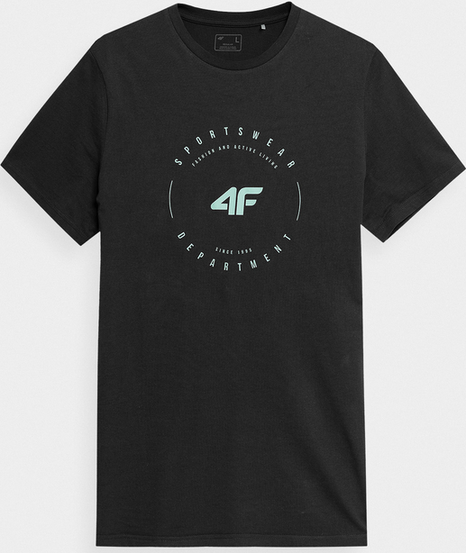 T-shirt 4F z krótkim rękawem w młodzieżowym stylu