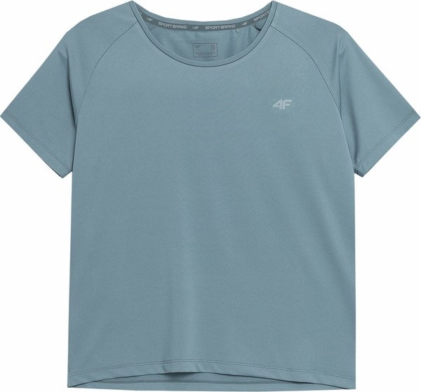 T-shirt 4F z krótkim rękawem w sportowym stylu z okrągłym dekoltem
