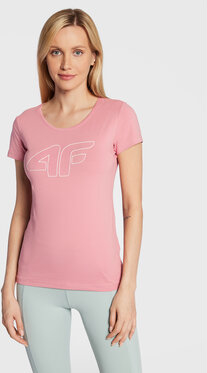 T-shirt 4F z krótkim rękawem z okrągłym dekoltem