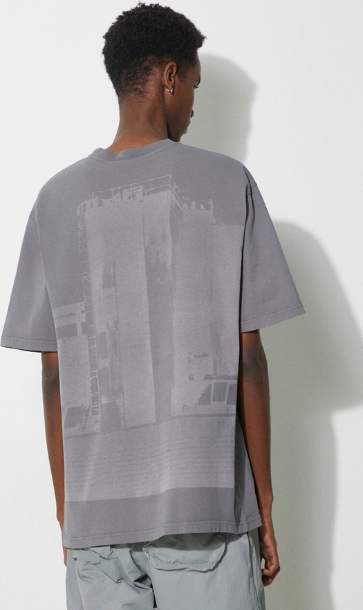 T-shirt A-cold-wall* z bawełny w młodzieżowym stylu