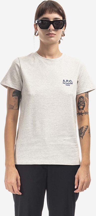 T-shirt A.P.C. z bawełny