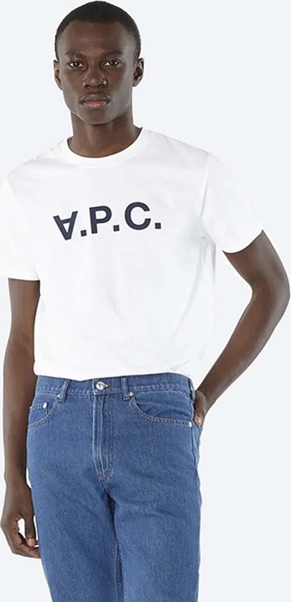 T-shirt A.P.C. z bawełny w młodzieżowym stylu z krótkim rękawem