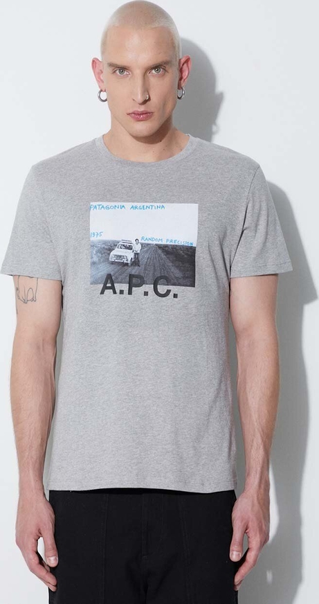 T-shirt A.P.C. z nadrukiem