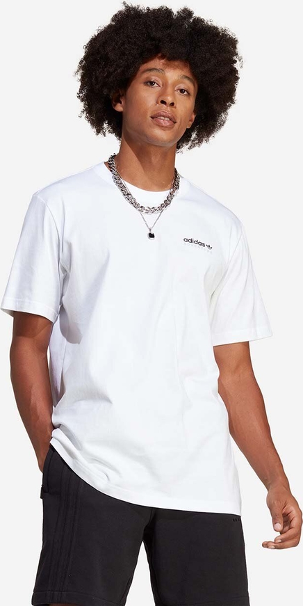 T-shirt Adidas Originals w sportowym stylu z bawełny z nadrukiem