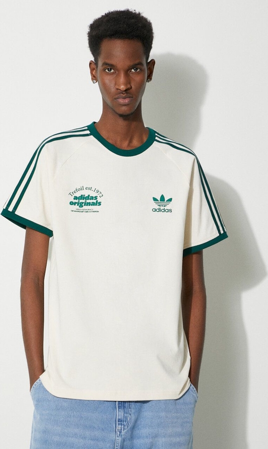 T-shirt Adidas Originals w sportowym stylu z nadrukiem