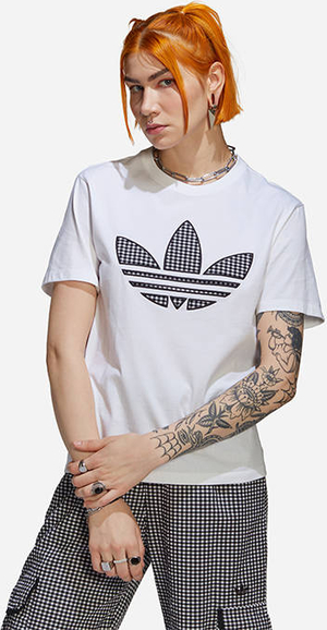 T-shirt Adidas Originals w sportowym stylu z okrągłym dekoltem