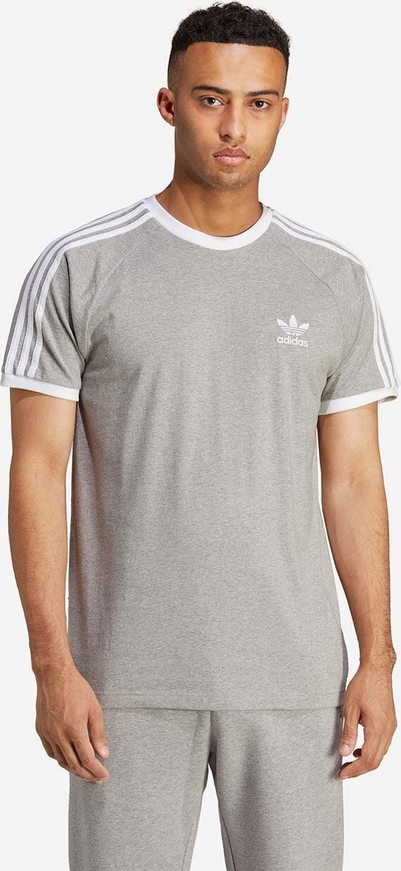 T-shirt Adidas Originals z dzianiny z krótkim rękawem w sportowym stylu