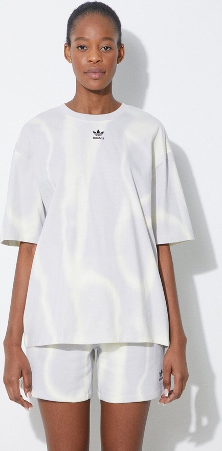 T-shirt Adidas Originals z krótkim rękawem z okrągłym dekoltem w sportowym stylu