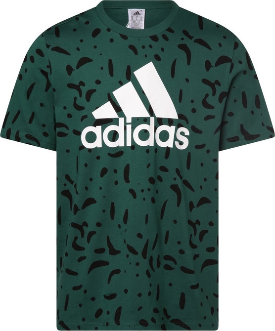 T-shirt Adidas Originals z nadrukiem w sportowym stylu z bawełny