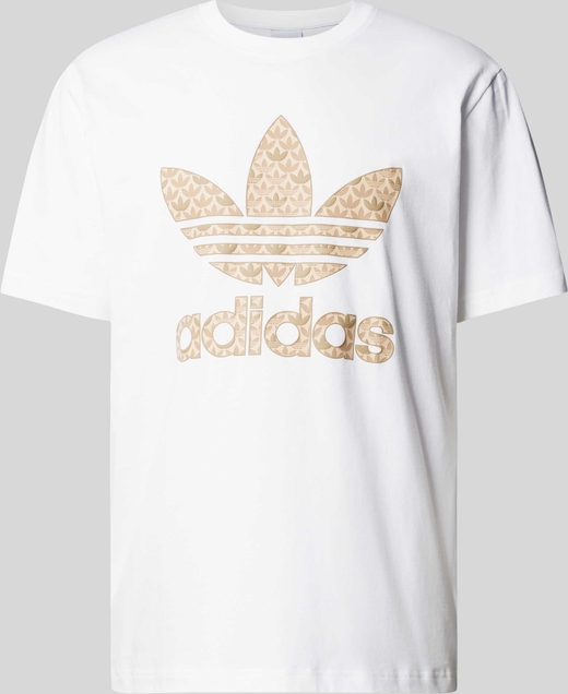 T-shirt Adidas Originals z nadrukiem z bawełny