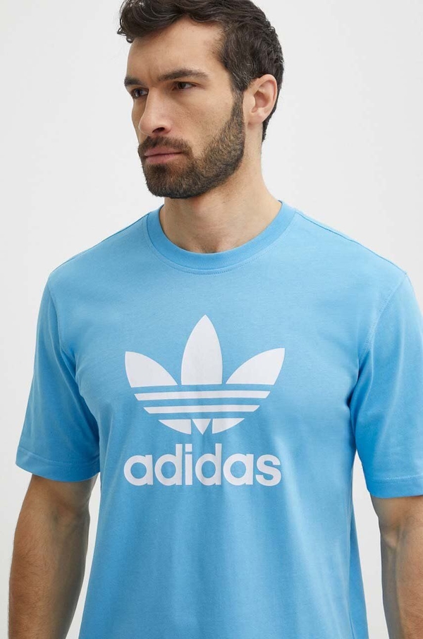 T-shirt Adidas Originals z nadrukiem z krótkim rękawem w sportowym stylu