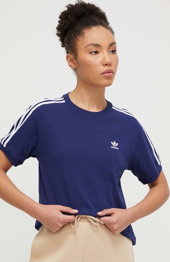 T-shirt Adidas Originals z okrągłym dekoltem z krótkim rękawem