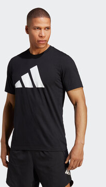 T-shirt Adidas Performance w sportowym stylu z krótkim rękawem