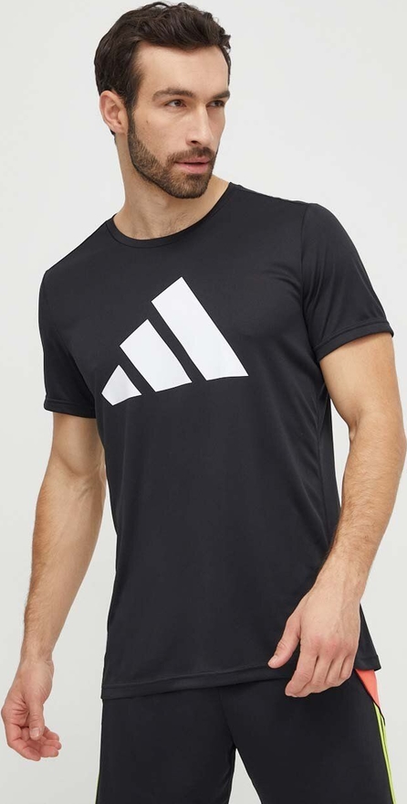 T-shirt Adidas Performance z nadrukiem