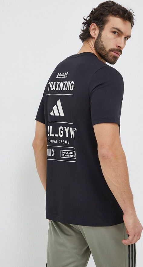 T-shirt Adidas Performance z nadrukiem w sportowym stylu