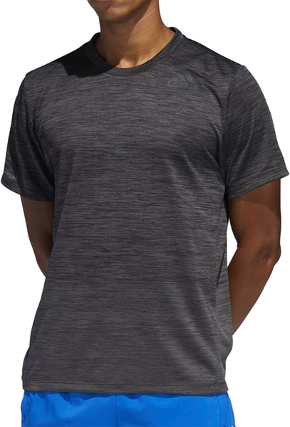 T-shirt Adidas w sportowym stylu z żakardu