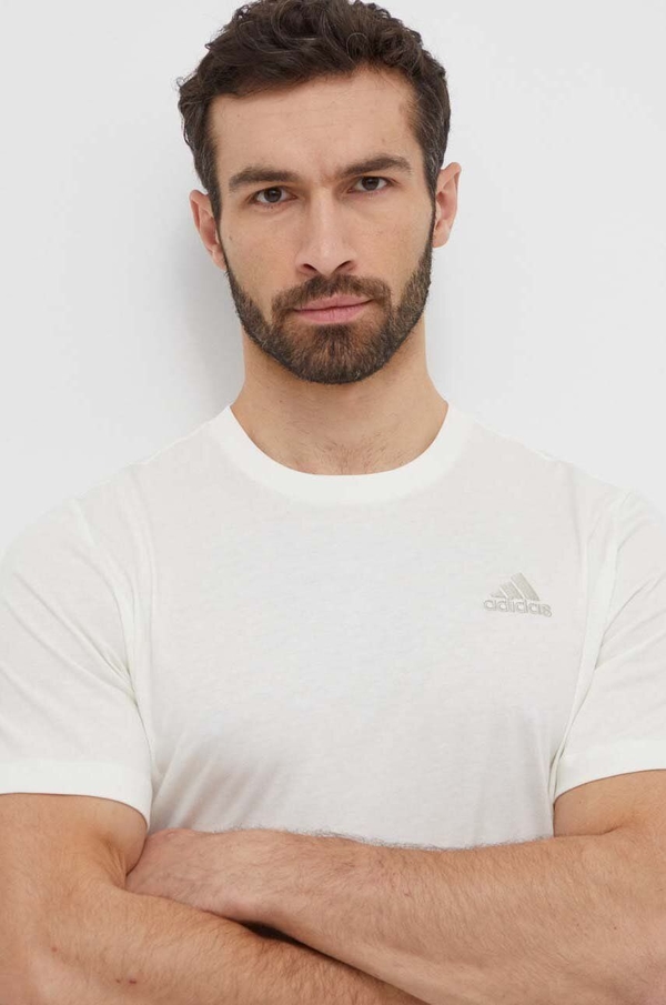 T-shirt Adidas z bawełny w stylu casual