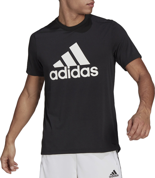 T-shirt Adidas z bawełny w stylu klasycznym