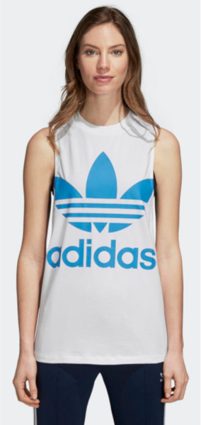 T-shirt Adidas z bawełny z nadrukiem