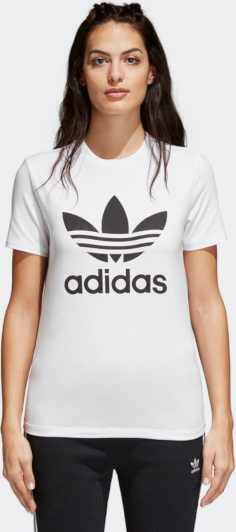 T-shirt Adidas z bawełny z nadrukiem